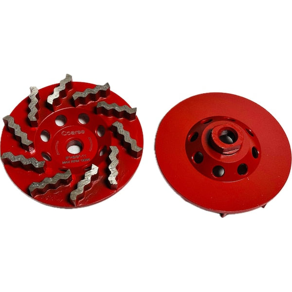 E Segmented Cup Wheel, Concrete Cutting, 7', Soft