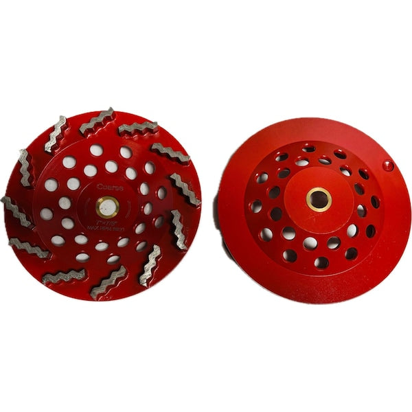 E Segmented Cup Wheel, Concrete Cutting, 7'