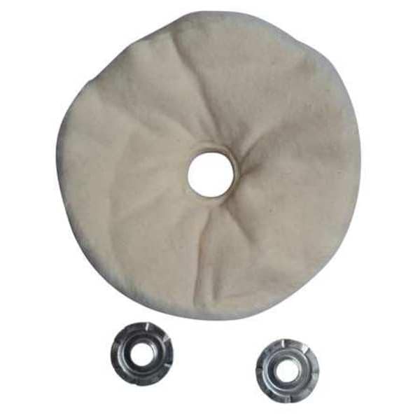 Buffing Wheel, Loose Sewn, 8 In Dia.
