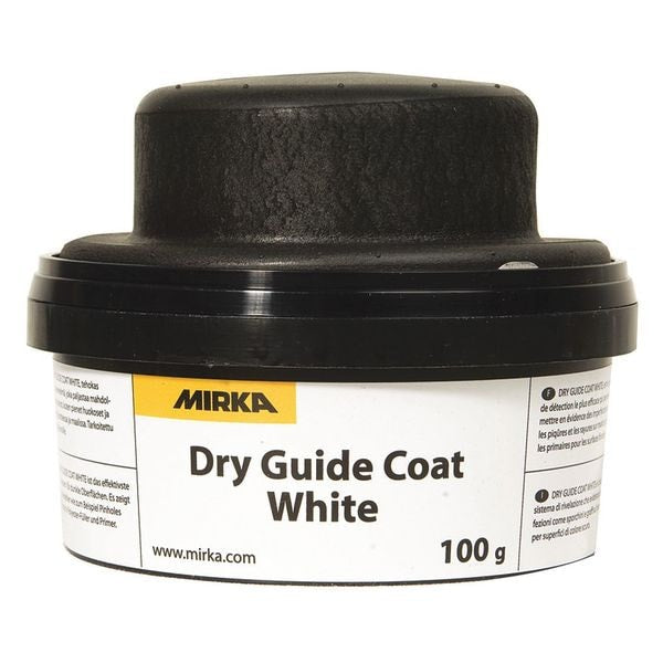 Dry Guide, Powder Coat, 100 Grit, White