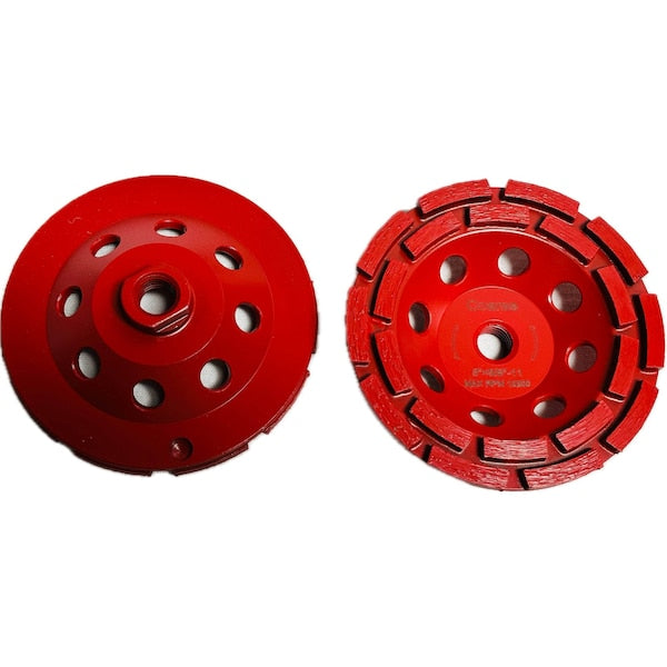 Double row Cupwheel, Concrete Cutting, 5''