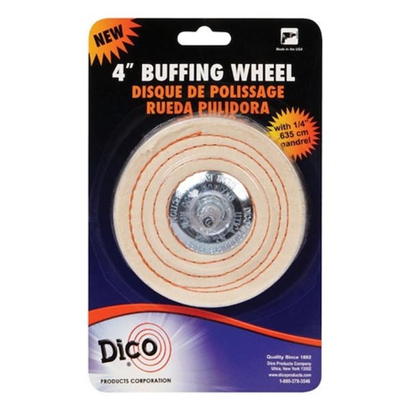 527404M 4 in. Mounted Buffing Wheel