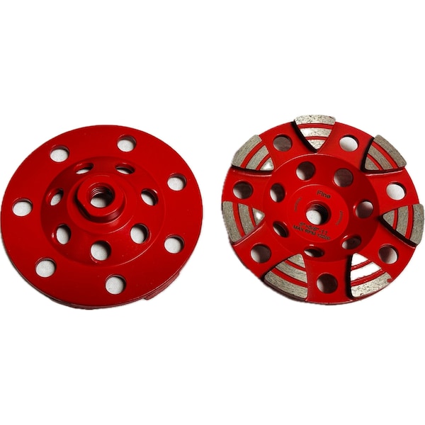 E Segmented Cup Wheel, Concrete Cutting, 4'', Coarse