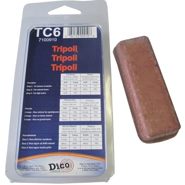 Buffing Compound, Tripoli, Brown