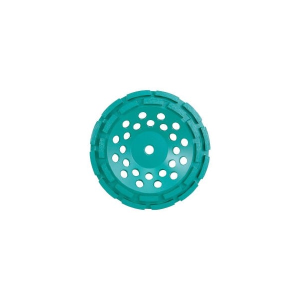 P4 Double Row Cup Wheel 4 in., 5/8 in.-11