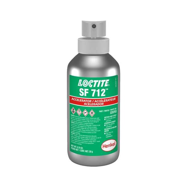 Accelerator, SF 712 Series, Clear, 0.7 fl oz, Aerosol Can