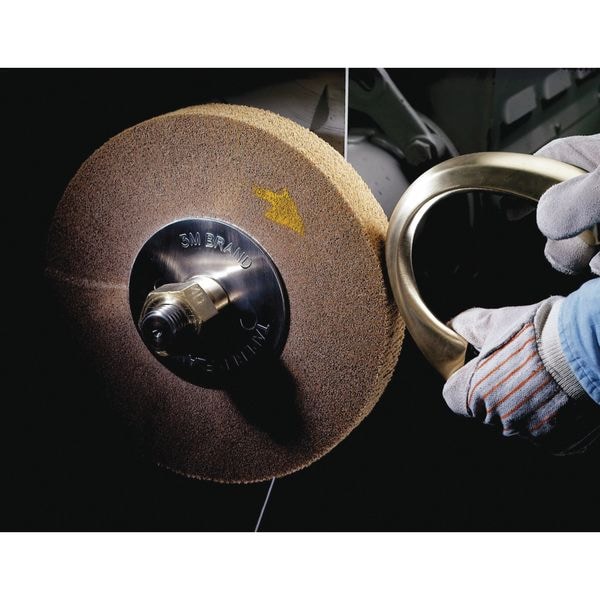 Cut and Polish Flap Brush, 8inx8inx3 in