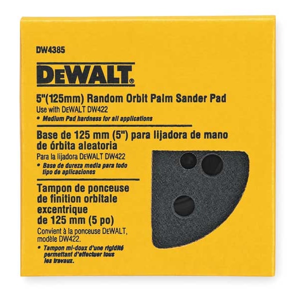 5" Eight Hole Hook & Loop Pad - Medium
