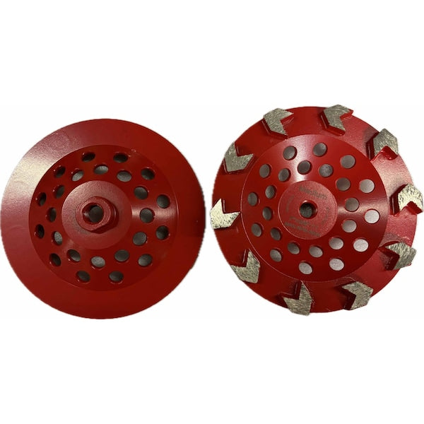 Z Segmented Cup Wheel, Concrete Cutting, 7'', Coarse