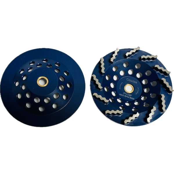 Vaccumm Brazed segmented Wheel, Concrete Cutting, 4'', Coarse